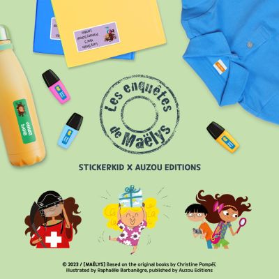 Primary School Pack Ma&euml;lys - 154 customisable name labels