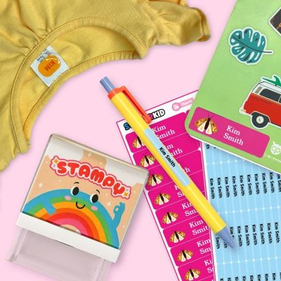 Back-to-School Essentials Pack &ndash; 1 STAMPY + 174 Customizable Labels